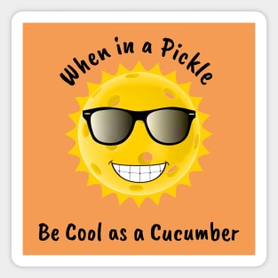 When in a Pickle Stay Cool as a Cucumber Magnet